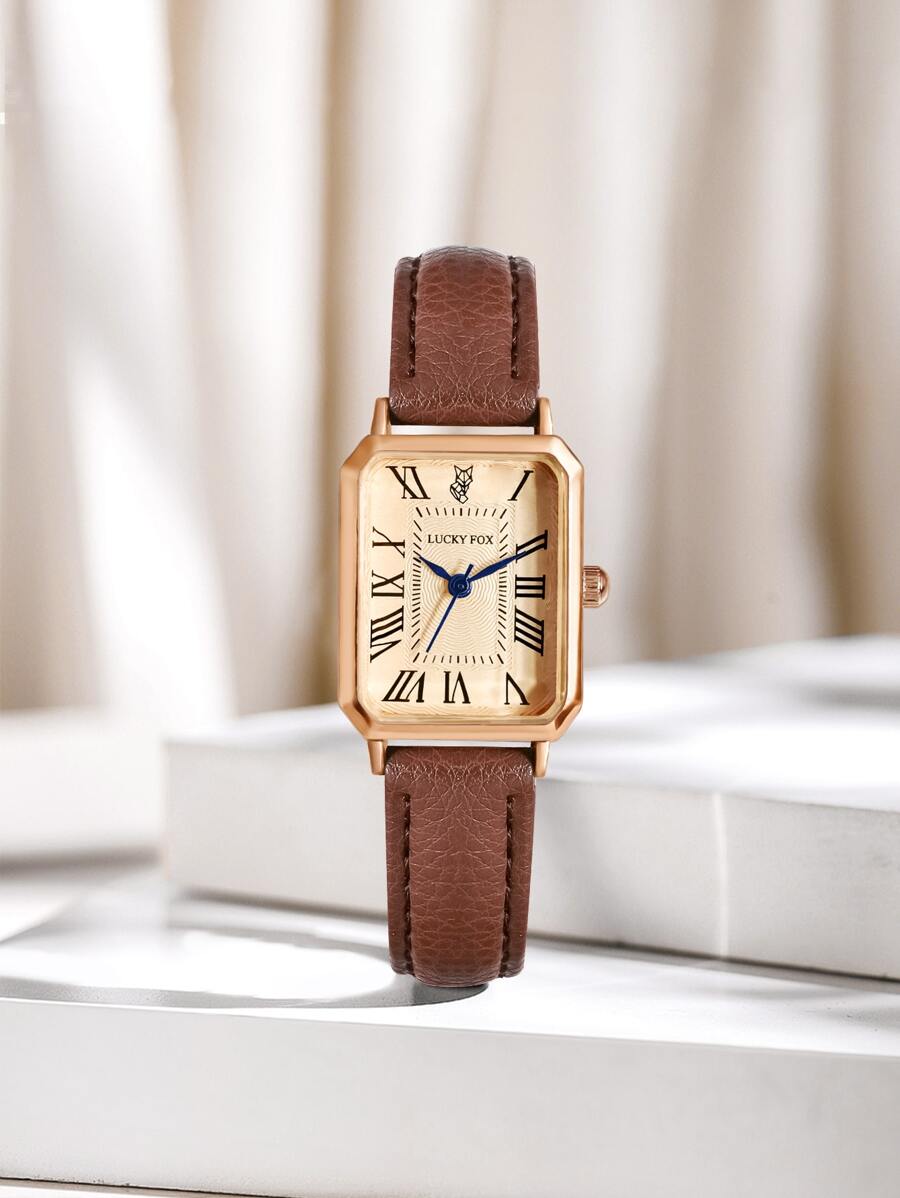 Relógio Aurora Retangular Clássico