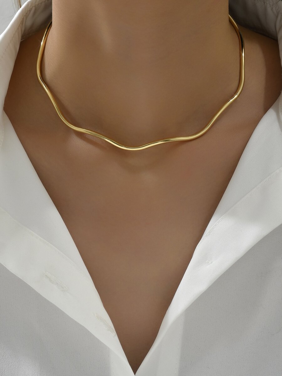 Colar Gargantilha Onda Luxe