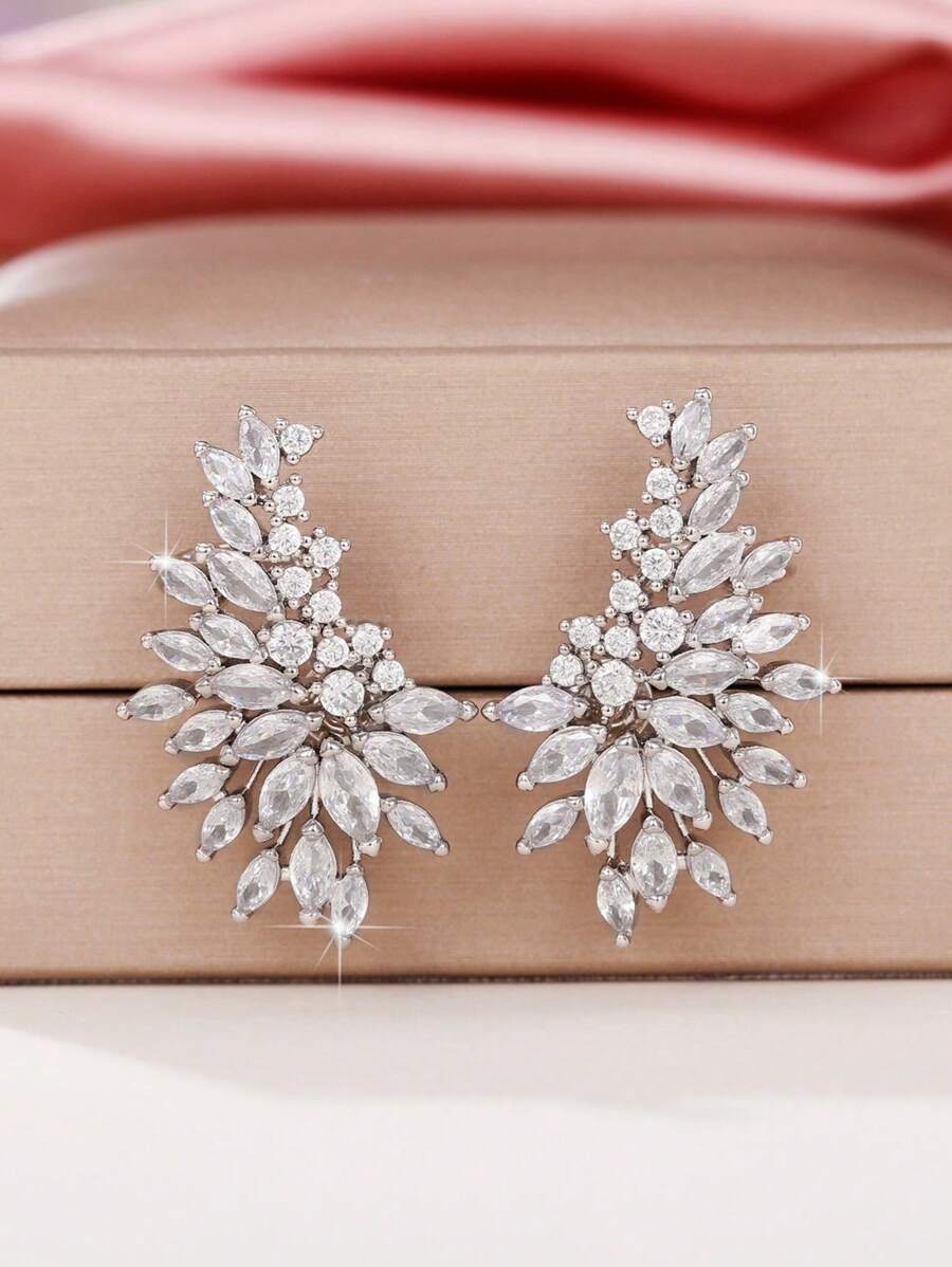 Brincos Zircônia Diamante Imperial