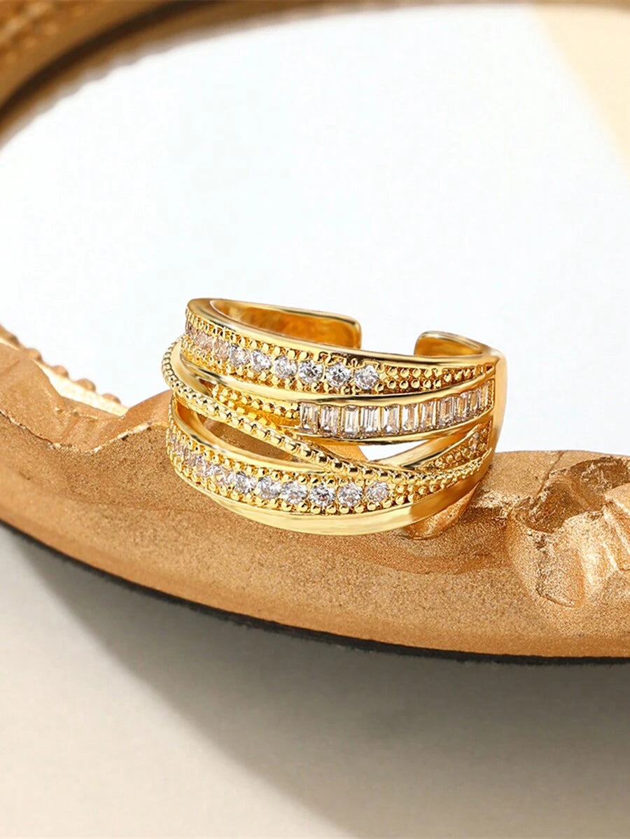 Anel Helena Nó Elegante