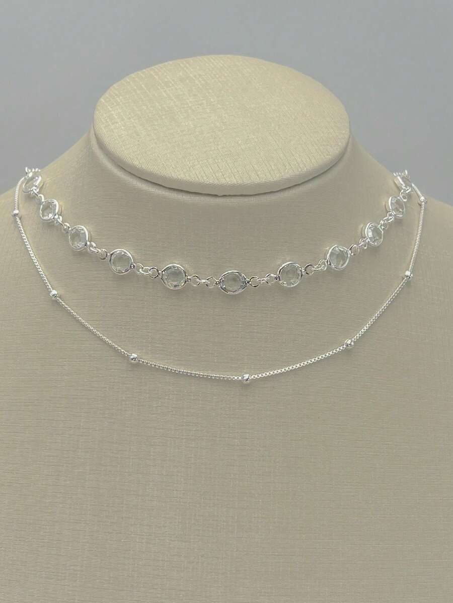 Colar Choker Esferas Crystal Luxe