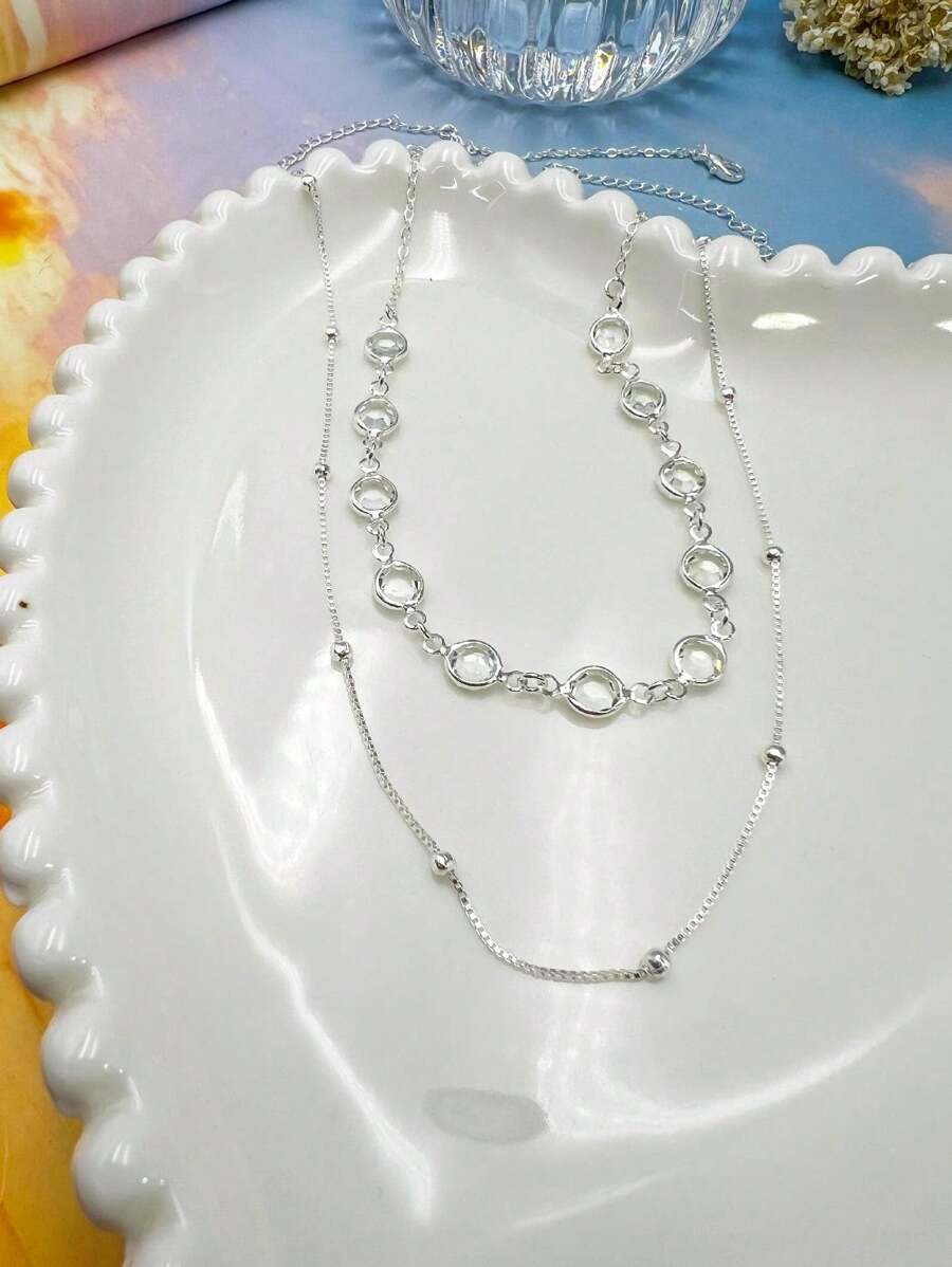 Colar Choker Esferas Crystal Luxe